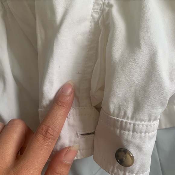 Eddie Bauer white short soft shell wind jacket womans size XXL 100% cotton - Picture 14 of 15